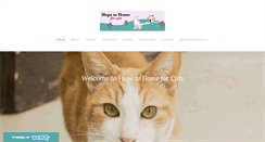Desktop Screenshot of hopetohomeforcats.org